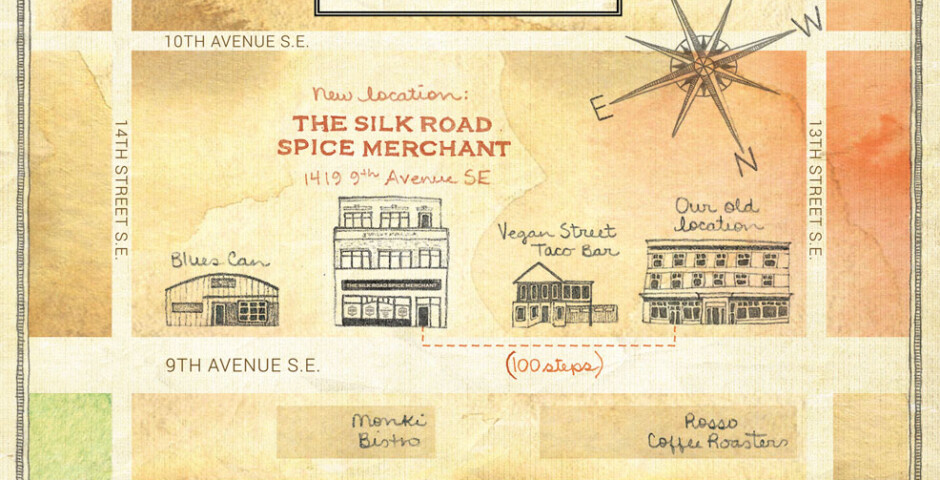 The Silk Road Spice Merchant 'Moving' map
